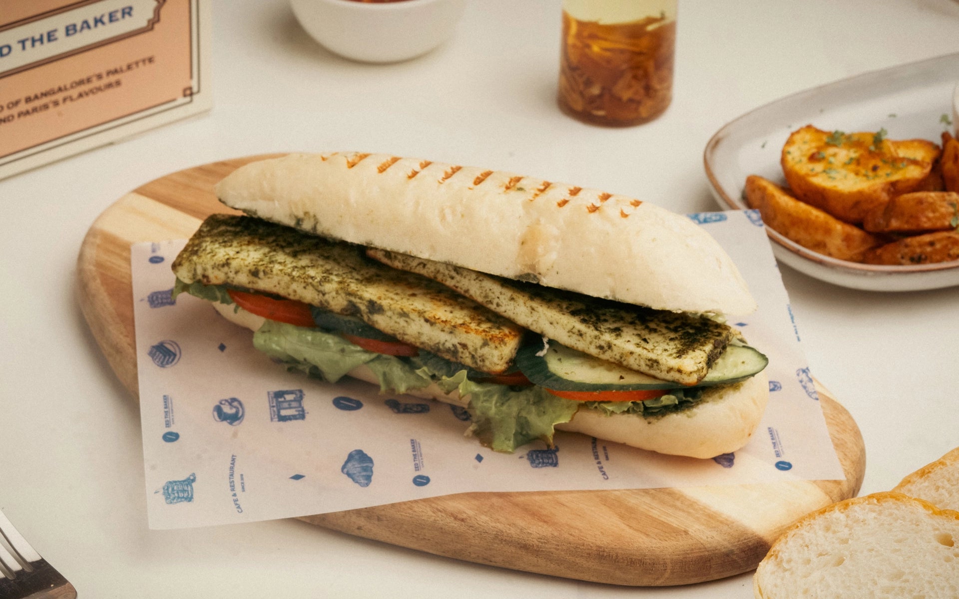 Grilled Paneer Panini Sandwich – Zed The Baker