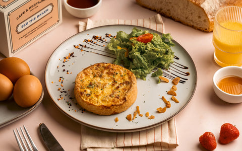 Chicken & Mushroom Quiche