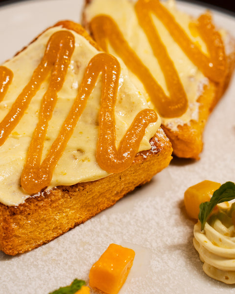 Brioche French Toast with Mango & Chantilly