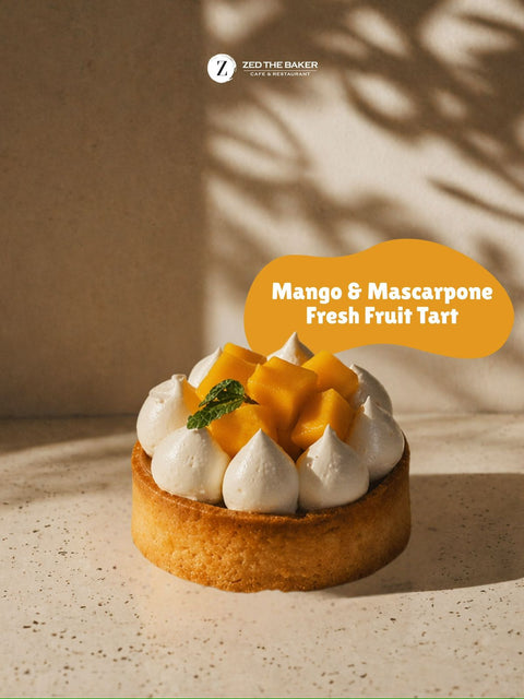 Mango & Mascarpone  Fresh Fruit Tart